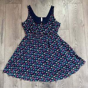 Xhilaration Horse Print Kentucky Derby Women’s / Junior’s XL Sleeveless Dress